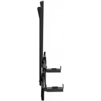Manhattan Soundbar-Halterung Universal, Wandmontage oder VESA-Montage, kompatibel mit Soundbars bis 15 kg, tiefenverstellbar, Montage über oder unter dem Fernseher, Schwarz