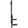 Manhattan Soundbar-Halterung Universal, Wandmontage oder VESA-Montage, kompatibel mit Soundbars bis 15 kg, tiefenverstellbar, Montage über oder unter dem Fernseher, Schwarz