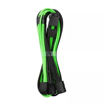 CableMod 12VHPWR zu 3× PCIe ModMesh Kabel 45 cm, schwarz/hellgrün
