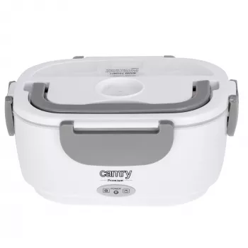 Camry | Elektrische Lunchbox DC12V und AC230V | CR 4483 | Fassungsvermögen 1,1 L | Material Kunststoff | Weiß/Grau
