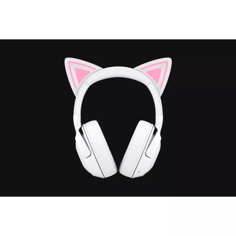 Kabelloses Gaming-Headset Razer Kraken Kitty V2 BT Weiß mit Bluetooth, THX Spatial Audio, RGB-Beleuchtung