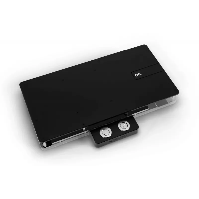 Backplate Alphacool 10270 Acrylic Aluminium Chrom Kupfer Nylon Schwarz Transparent
