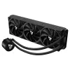 Flüssigkeitskühlungsset SAVIO NOX 360 mm (3×120-mm-Lüfter, Kupferboden, Aluminium-Radiator) Schwarz, 600–1800 U/min