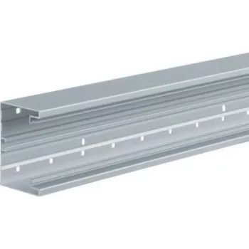 Hager Dado Trunking (L x B x H) 2000 x 100 x 68 mm BRA651001ELN 1 Stück Aluminium (BRA651001ELN)