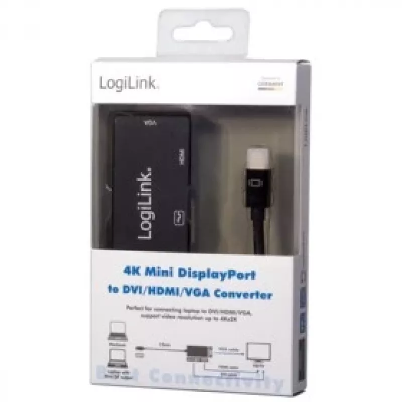 Kabel-Adapter Mini DisplayPort auf DisplayPort LogiLink CV0110