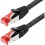 Netzwerkkabel Helos CAT6 S/FTP (PIMF) 15 m Schwarz