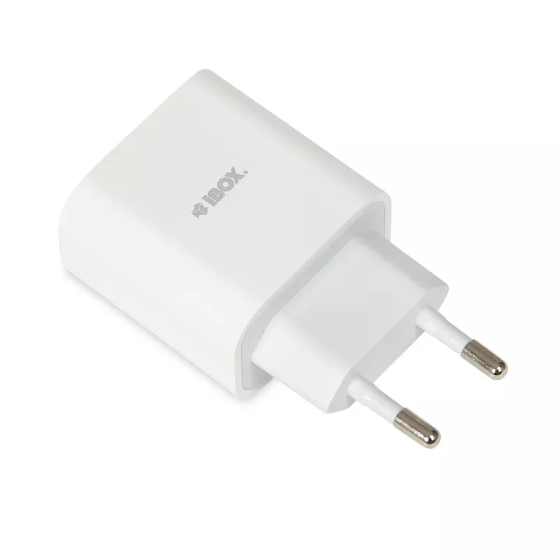 Indoor USB Type-C Schnellladegerät IBOX C-37, 20W, USB‑C PD 3.0, 3 A Ausgang, Weiß