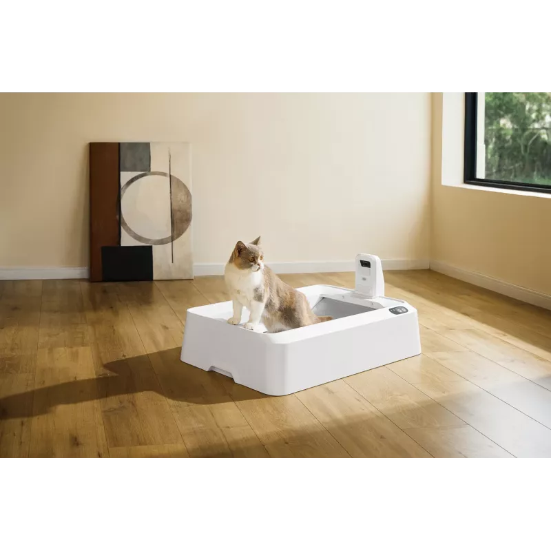 Selbstreinigende Katzentoilette PETKIT T7-EU, weiß
