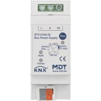 MDT STV-0160.02 Busspannungsversorgung, 2TE, REG, 160mA (STV-0160.02)