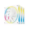 Computer-Gehäuselüfter DeepCool FL12 SE WH 12 cm Weiß 3 Stück
