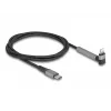 USB-Typ-C-auf-Lightning-Lade- und Datenkabel mit gewinkeltem Stecker und Standfunktion, DELOCK 1,5 m, 9 V 3 A (MFi)