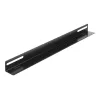 Montagehalterung DeLOCK 19 Zoll 450x40mm 2 Stück Schwarz Metall