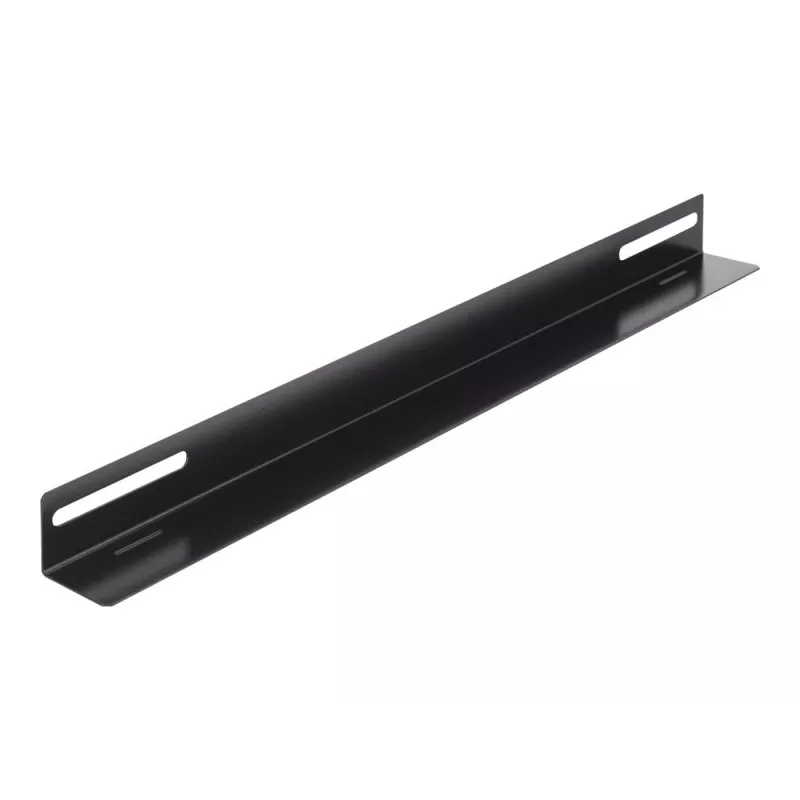 Montagehalterung DeLOCK 19 Zoll 450x40mm 2 Stück Schwarz Metall