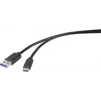 Renkforce RF-4536470 USB-Kabel 0,15 m USB 3.2 Gen 1 (3.1 Gen 1) USB A USB C Schwarz (RF-4536470)