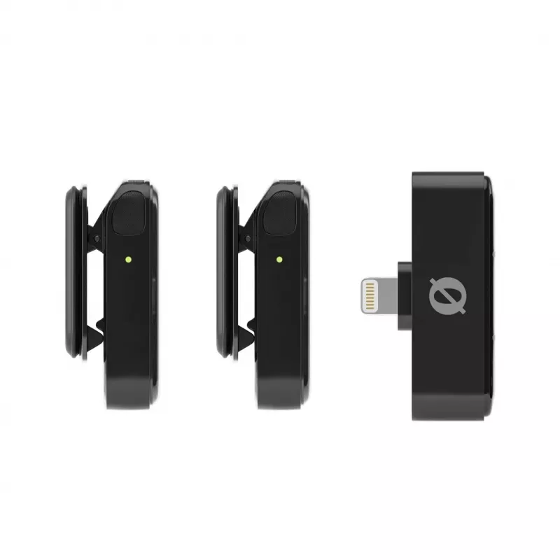 Drahtloses Mikrofonsystem Rode Wireless Micro Lightning — omnidirektional, 48 kHz, 24-Bit, 100 m Reichweite, 7 h Batterie