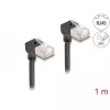 Netzwerkkabel DeLOCK RJ45 Cat.6A 1m Schwarz