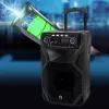 Tragbarer Karaoke-Lautsprecher MANTA SPK5021PRO 20W, 12-Zoll-Tieftöner, 80W RMS, Bluetooth, Akkulaufzeit bis zu 5 Std., SD/USB, Mikrofon- und Gitarreneingänge