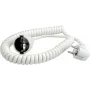 Bachmann BM0010721 Spiralkabel H05VV-F 3G1,5 mm² L 4,0 m weiß (BM0010721)