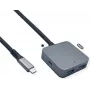 VALUE USB Hub 12.99.1126 – USB 3.2 Gen 2 (Type-C-Host) 4 Ports (2×A + 2×C) 10000 Mbit/s, Schwarz