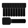 LABEL THE CABLE PRO Wand-Klettkabelhalter, Set mit 50 Stück - schwarz