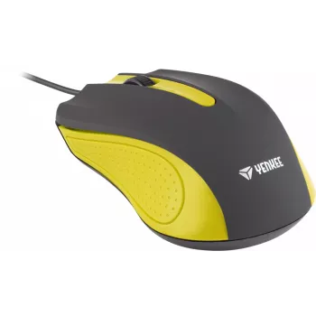 USB kabelgebundene Maus, 3 Tasten, gummierte Oberfläche