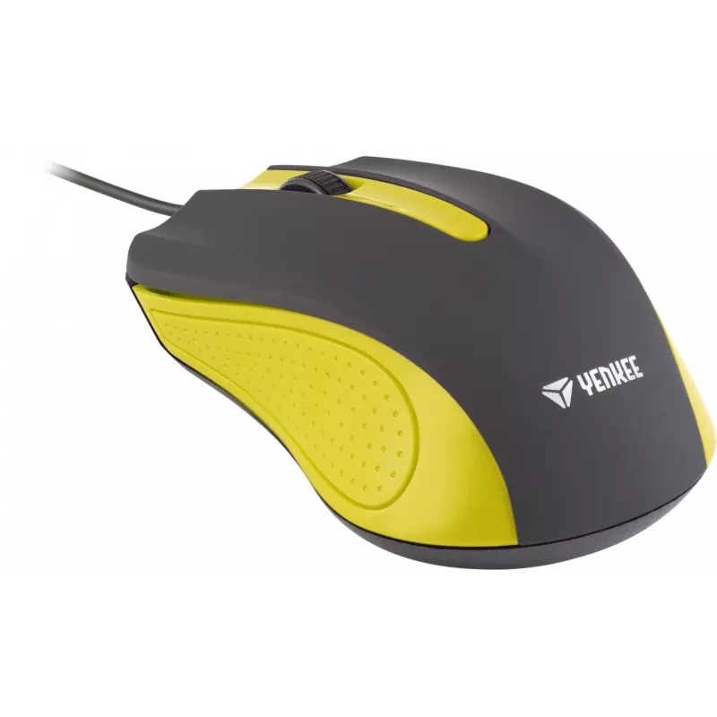 USB kabelgebundene Maus, 3 Tasten, gummierte Oberfläche