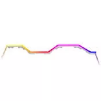 LED-Streifen HYTE Noodle LN70 ARGB Weiß — adressierbarer ARGB-Beleuchtungsstreifen für PC-Gehäuse und Umgebungsbeleuchtung