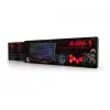 Gaming-Tastatur GEMBIRD GGS-UMGL4-01, Vollgröße, USB, QWERTY, 104 Tasten, US-Englisch, mit Maus, schwarz