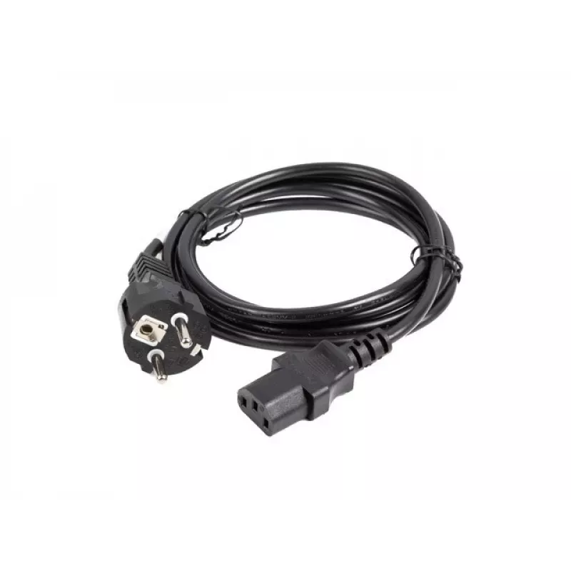 Netzkabel LANBERG CEE 7/7 auf C13 (C320) 1,8 m, gerade, schwarz