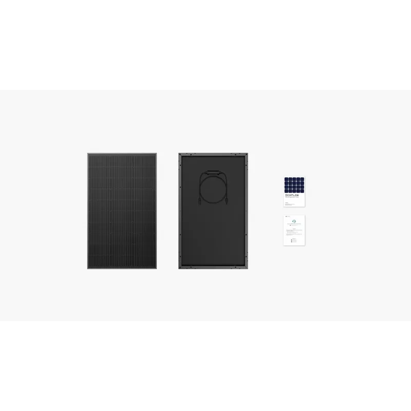 EcoFlow ZMS331 Solar Panel 100W Monocrystalline Silicon Schwarz IP68