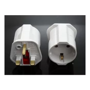 Synergy 21 LED-Adapter-Netzteil UK-D 3-Pin auf Schutzkontakt