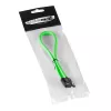 CableMod ModMesh - SATA-Kabel - Serial ATA 150/300/600 - SATA (W) zu SATA (W) - 60 cm - Hellgrün (CM-CAB-SATA-N60KLG-R)