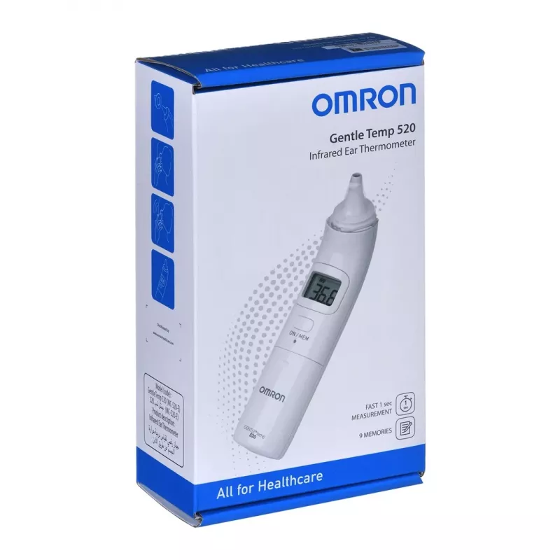 Omron Gentle Temp 520 Contact Weiß Ohr