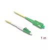 DeLOCK 83235 InfiniBand-Glasfaserkabel 1m LC SC OS2 Gelb