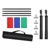 Puluz 2x3m Fotohintergrund-Set/Stativ + 3 Fotohintergründe PKT5205