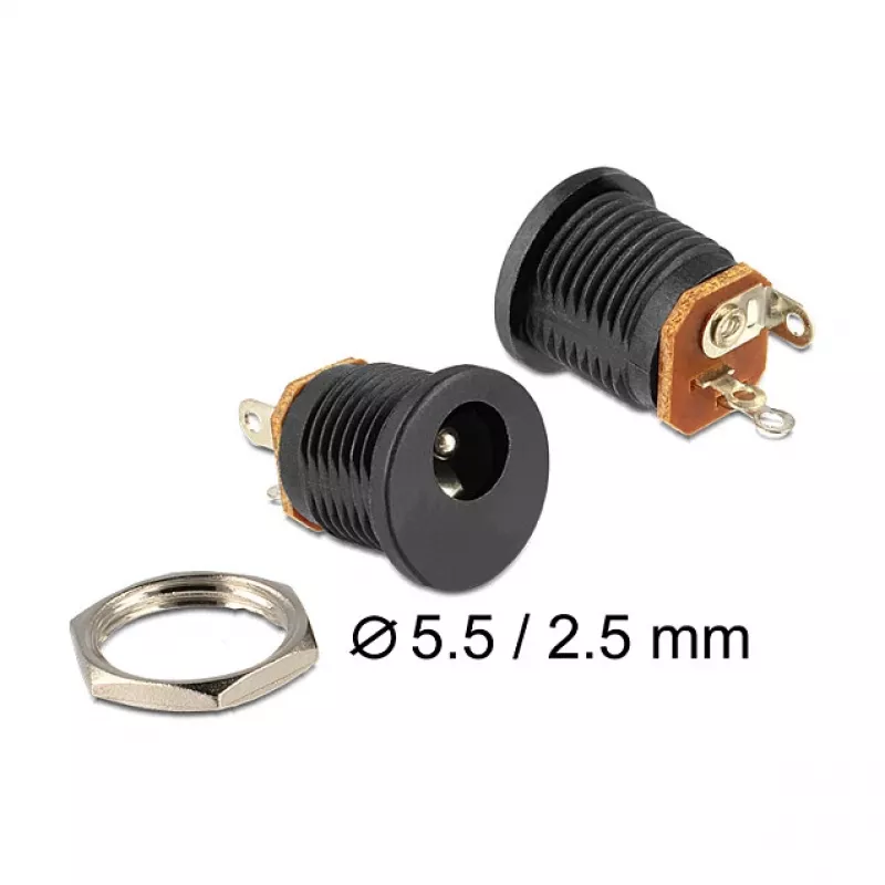 Netzteilbuchse DeLOCK 65690 Schwarz