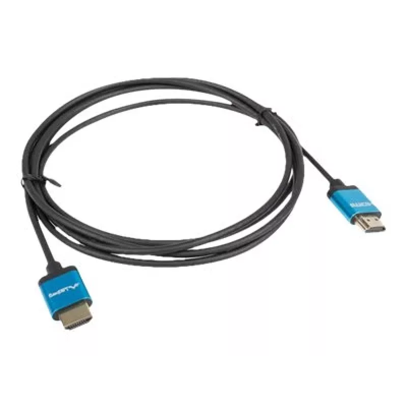 HDMI-Kabel LANBERG CA-HDMI-22CU-0018-BK 1,8 m — HDMI Typ A auf A, HDMI 2.0, 18 Gbit/s, ARC, vergoldet