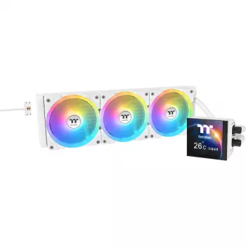 AIO-Flüssigkeitskühler THERMALTAKE MAGFloe 360 Ultra White 360-mm-Radiator, 360 mm, weiß