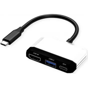 VALUE Display Adapter USB C - HDMI 4K30+ 1x A+ PD - Adapter - Digital/Daten (12.99.3199)