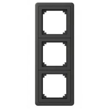 Schneider Electric Exxact 3-fach-Rahmen mit abnehmbarem Adapter 7 Anthrazit