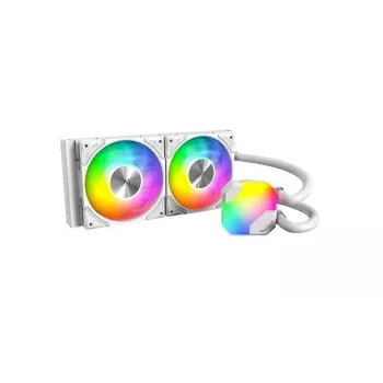 AIO-Wasserkühlung Montech Hyper Flow ARGB 240 mm Weiß — 240 mm Radiator, ARGB-Beleuchtung, weiße Ausführung