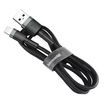 Baseus Cafule USB Lightning Kabel 2A 3m (Schwarz+Grau)