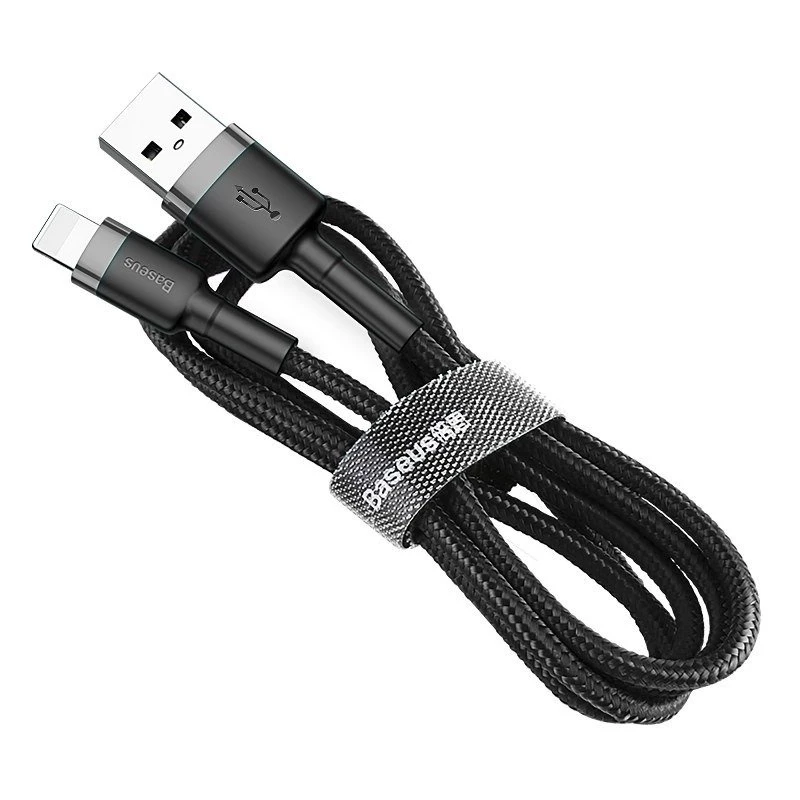 Baseus Cafule USB Lightning Kabel 2A 3m (Schwarz+Grau)