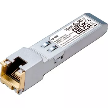 TP-Link 10G BASE-T RJ45 SFP+ Modul, Kupfer, 10300 Mbit/s, RJ-45, 100 m, 10 Gigabit Ethernet, IEEE 802.3, IEEE 802.3ab, IEEE 802.3an, IEEE 802.3bz