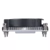 Prozessor-Luftkühler SILVERSTONE SST-XE01-1700A — 8-cm-Lüfter, 1000–5500 U/min, Dual-Kugellager, schwarz