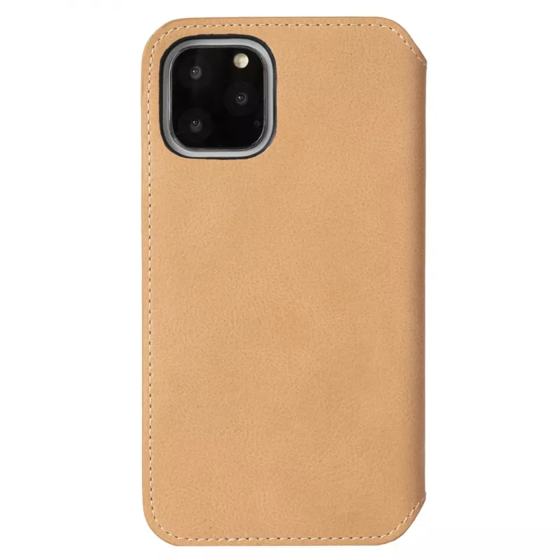 Handytasche Krusell Sunne für Apple iPhone 11 Pro Max — vintage nude, Folio-Hülle mit Kartenfächern