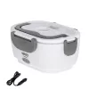 Camry | Elektrische Lunchbox DC12V und AC230V | CR 4483 | Fassungsvermögen 1,1 L | Material Kunststoff | Weiß/Grau