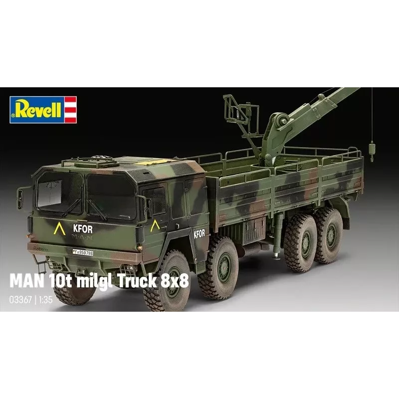 Kunststoffmodellbausatz REVELL Man 10T Milgl 8x8 LKW Maßstab 1/35