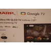 50 Zoll Sharp QLED 50HR7265E 4K Ultra HD Smart Google TV 144Hz, Dolby Vision, Dolby Atmos, Mittelstandfuß, Schwarz
