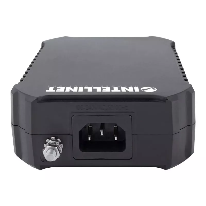 Intellinet Gigabit PoE++ Injektor, ein 95 W Port, IEEE 802.3bt (4PPoE)-konform, Kunststoffgehäuse, wandmontierbar